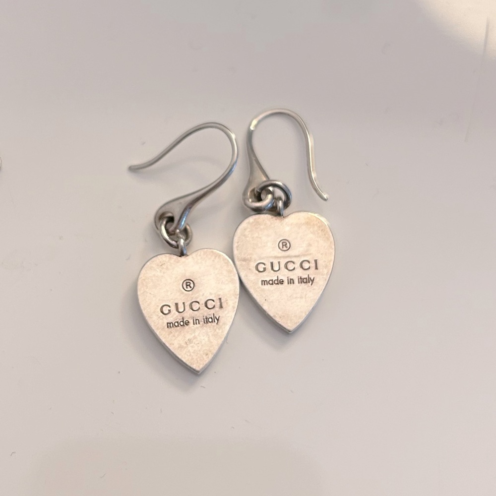 Gucci Heart Tag Earrings